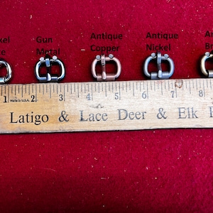 1/2&quot; Roller Buckle - 5 colors to choose from