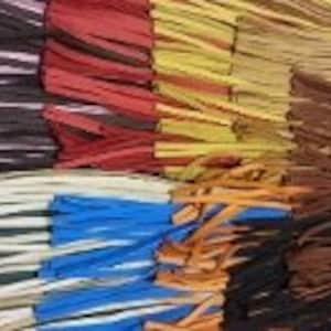 fringe (6"wide & 10"long ) long fringe  pick only 1 color D-4