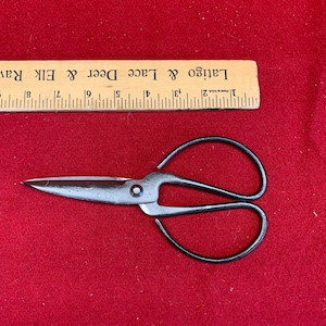 Hand Forged Scissors Primitive Style Leather Scissors 4 to choose from 8in Long