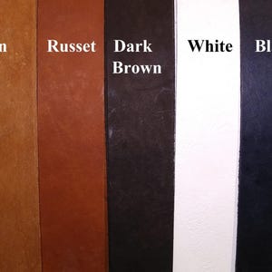 Full Grain Leather Strip/Straps 9/64~1/4~3/8~1/2~5/8~3/4~1" wide 6 ft long A-101