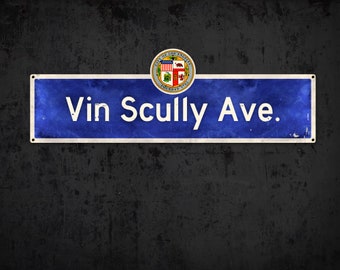 Vin Skully Avenue METAL Street Sign FREE SHIPPING