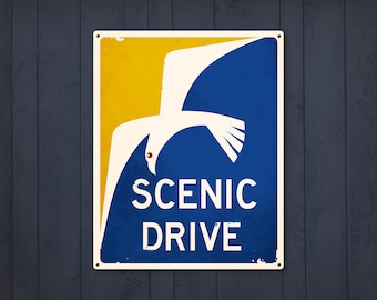 California Scenic Drive METAL Sign  FREE SHIPPING