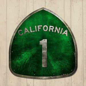 California Pacific Highway METAL Roadsign 15x15&quot; FREE SHIPPING