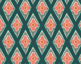 Belize Pacific Green from Lauren Lesley Studio for PBS Fabrics