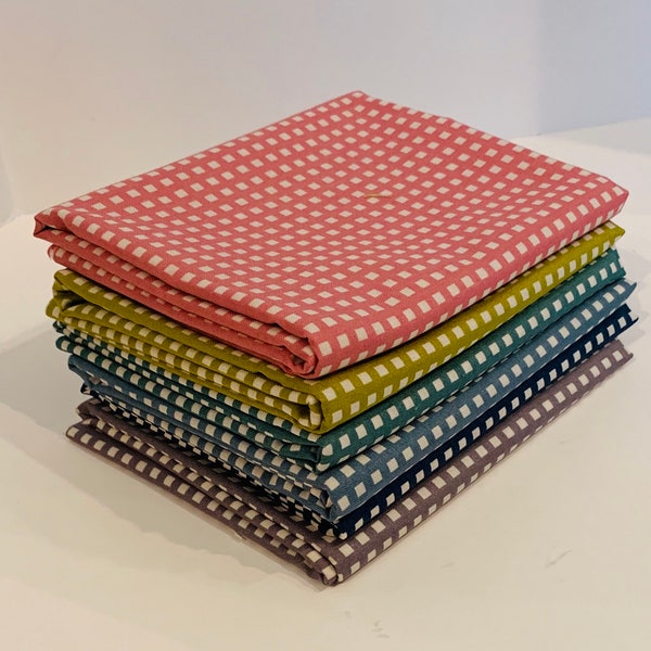 Gingham Check from the Happy Sweet Collection by Kei- Fat Eighth  Bundle
