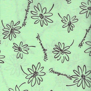 Daisy  Silhouette Color B by Suzuko Koseki for  Yuwa of Japan