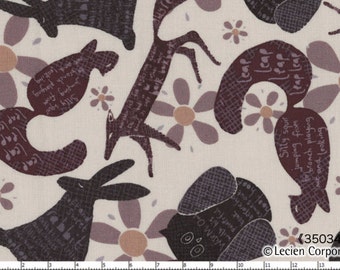 Critters Color 10 from Wildflower Wood by Lynette Anderson Designs for Lecien
