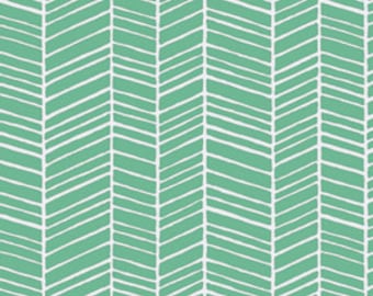 Herringbone in Turquoise from True Colors by Joel Dewberry