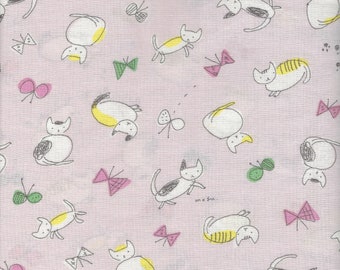 Cats  Color A by Megumi Sakakibara for Yuwa of Japan