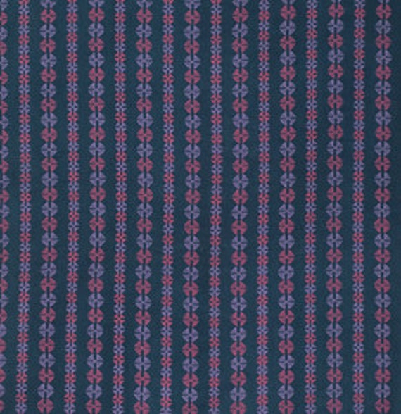 Bright Heart Voile Stitchy Dots in Midnight by Amy Butler for