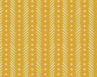 Geometric in Mustard from Eden by Gabrielle Neil for Riley Blake Designs