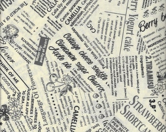 Newsprint from the 30's Collection by Atsuko Matsuyama for Yuwa of Japan