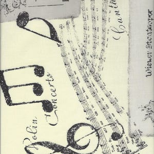 Musical Score  (Color F) by Suzuko Koseki for  Yuwa of Japan