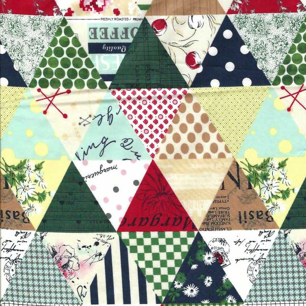 Triangles Color A by Suzuko Koseki for Yuwa of Japan