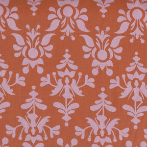 Damask in Pink and Orange from Tiny Dancers by Melimba for Kokka