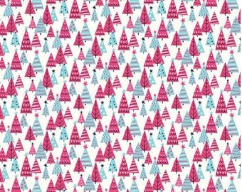 Happy Forest B from Deck the Halls by Liberty Fabrics