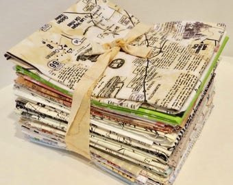 Never Be At A Loss For Words..... Fat Quarter  Bundle