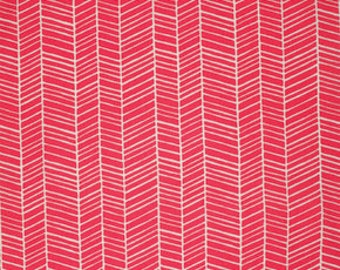 Herringbone in Poppy from  Flora by Joel Dewberry