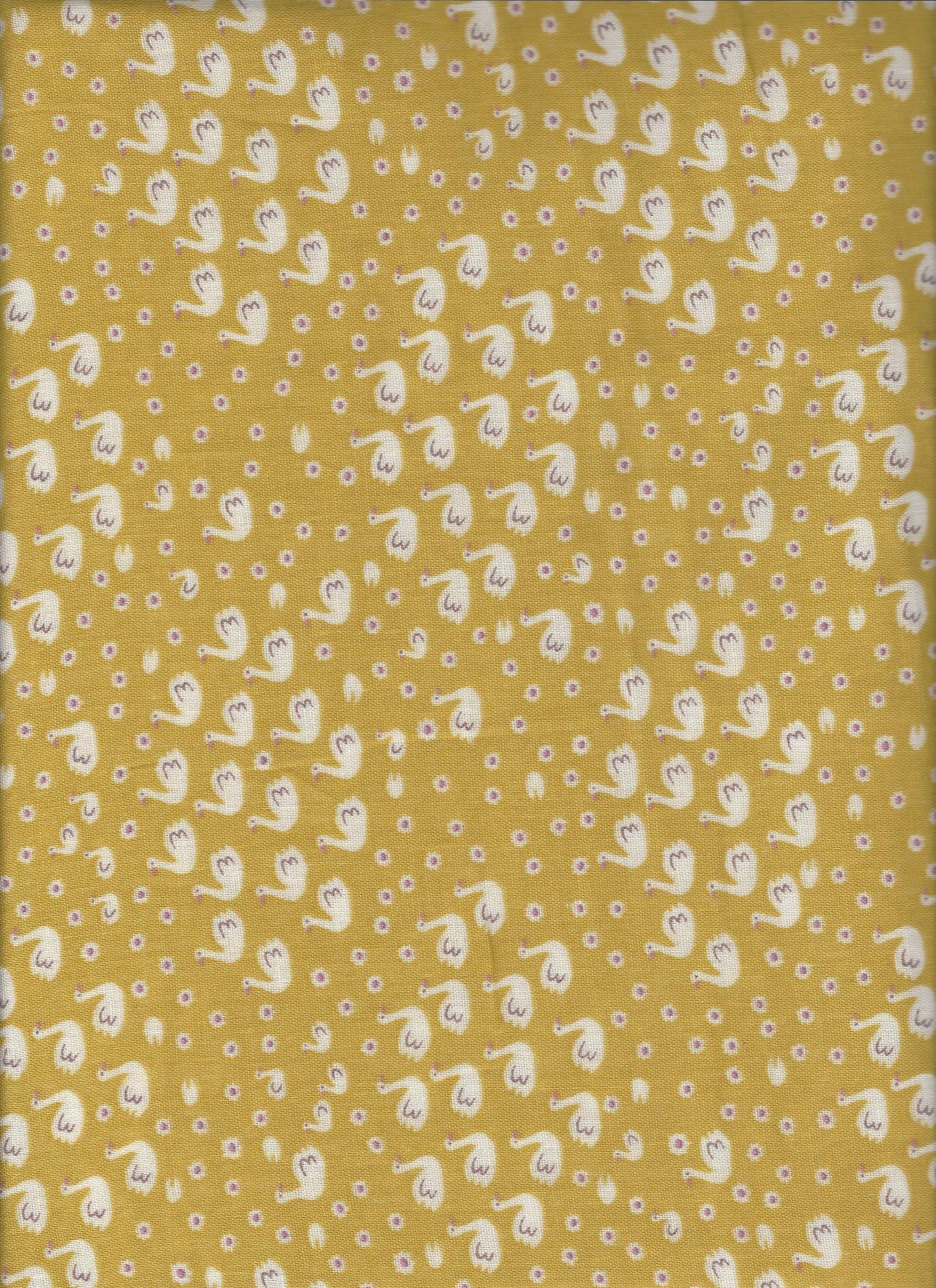 Cotorienne Swaaaaan (color F )by Anyan for Yuwa, Double Gauze C - Etsy