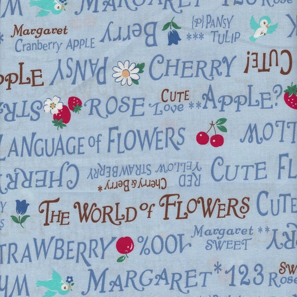 Die Sprache der Blumen Farbe D aus den 30er Jahren Sammlung von Atsuko Matsuyama für Yuwa von Japan
