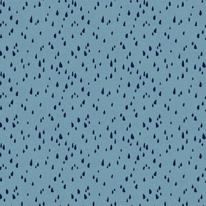 Rain Drops Blue from Sky Gazing by Jean Choe for PBS Fabrics
