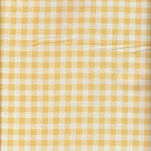Large GIngham Check in Yellow by Lecien