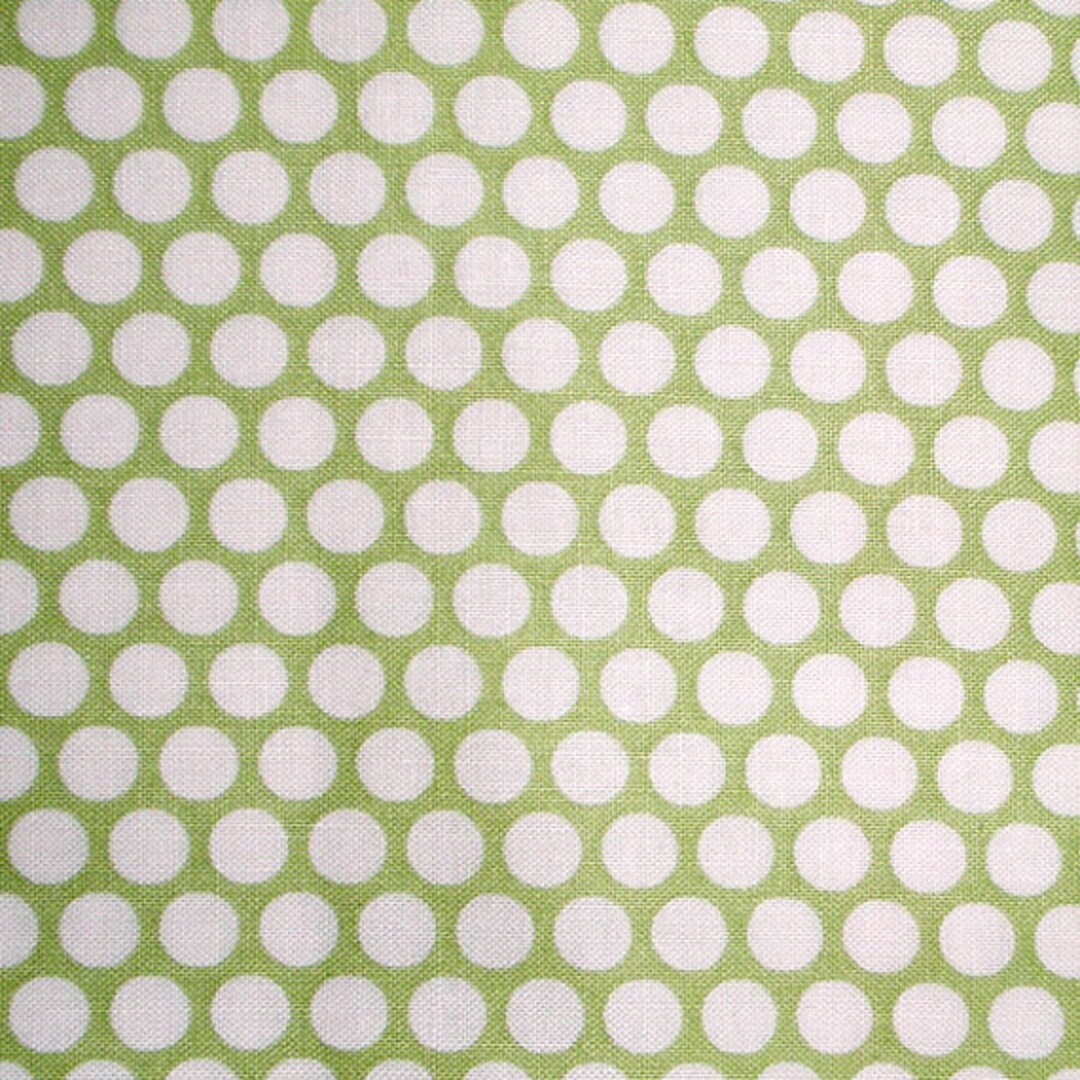Kei Dot in Green by Yuwa of Japan Fat Quarter Etsy