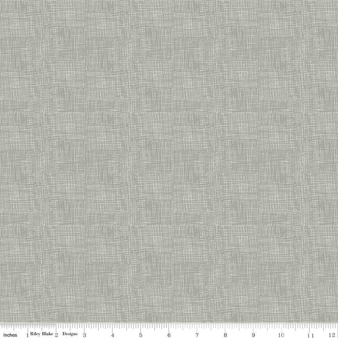 Double Napped Gray Flannel by Deena Rutter for Riley Blake Designs Etsy