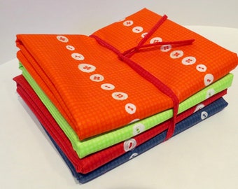 Button Stripe by Suzuko Koseki for Yuwa of Japan-Bundle