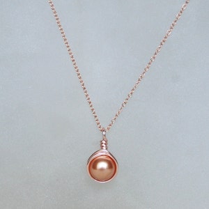 ◆VINTAGE HOLLYWOOD◆ Petit Pearl Rose Necklace VH2435NE009M il_1080xN.844768876_rz8t.jpg