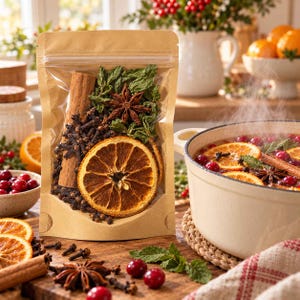 Christmas Simmer Pot Gift Set, Holiday Party Stovetop Potpourri, Winter Home Fragrance, Thanksgiving Simmering Pot