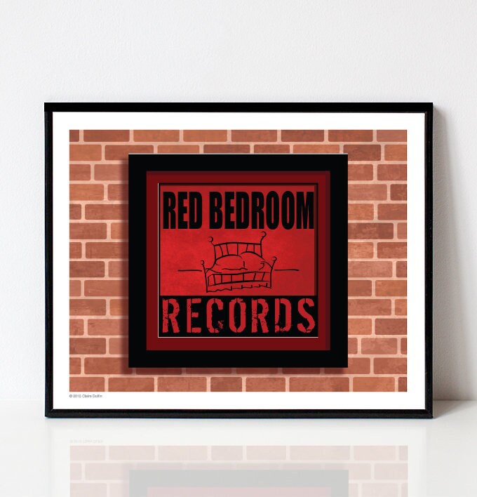 Red Bedroom Records One Tree Hill Art Print | Etsy