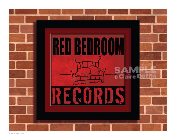 Red Bedroom Records One Tree Hill Art Print