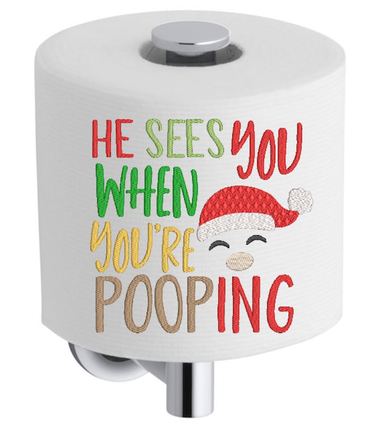 Toilet Paper Sayings Set of 11 Christmas Design Machine Etsy Australia