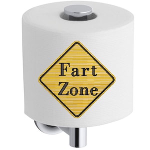 Carta igienica Ricamo TP No 284 Design Macchina Ricamo Design Digital Download SOLO Fart Zone