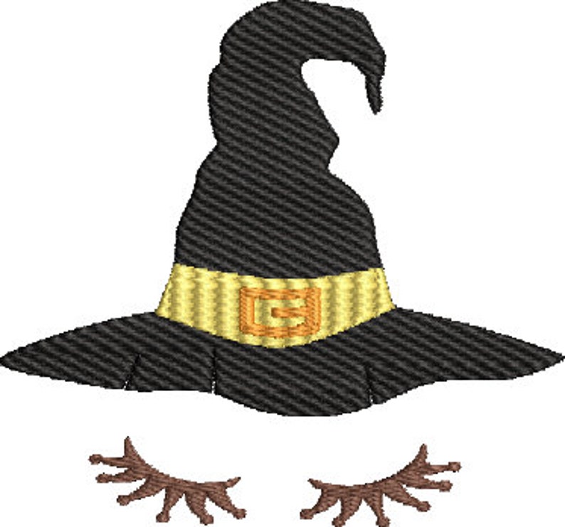 Witch Face Girl Design Machine Embroidery Design Digital Download ONLY Halloween