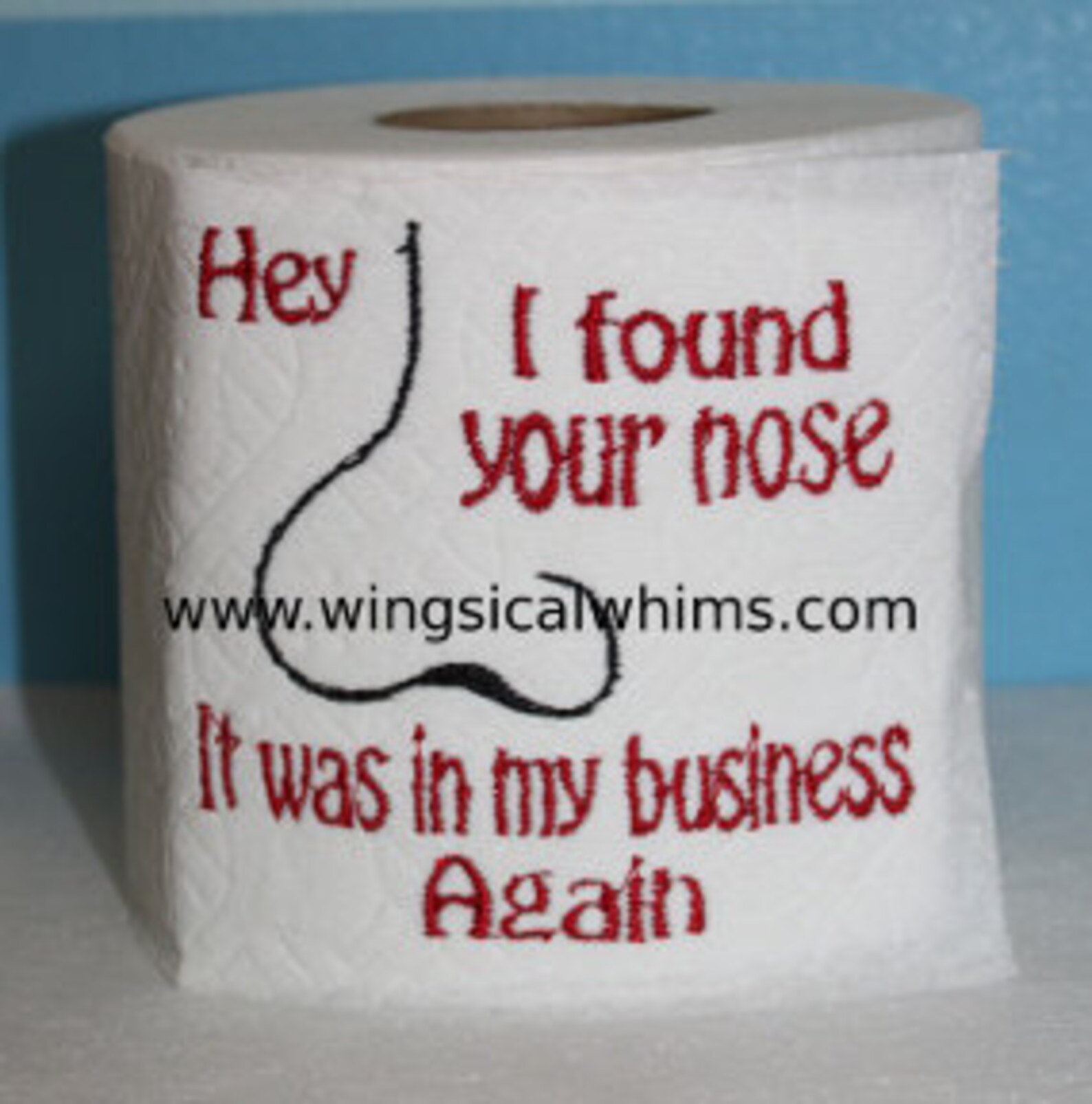 Toilet Paper Saying 74 Single Design Machine Embroidery File Etsy