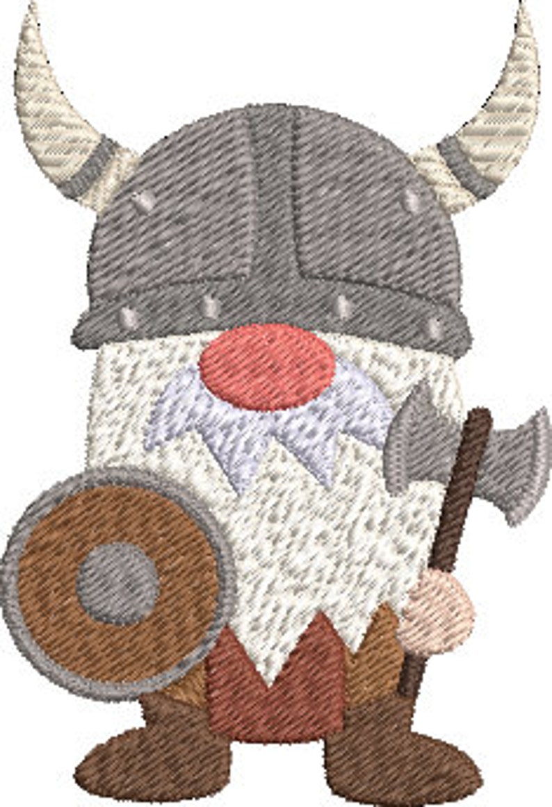 Viking Gnome Machine Embroidery Designs Fantasy MN Minnesota Etsy UK