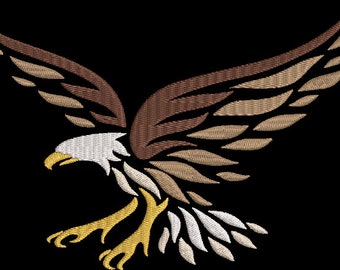 Eagle Digitized Machine Embroidery Design Digital Download