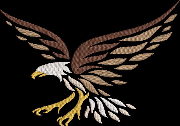 Eagle Digitized Machine Embroidery Design Digital Download - Etsy