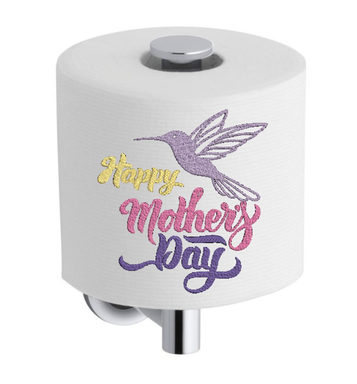 Toilet Paper Embroidery TP No 300 Design Machine Embroidery Etsy