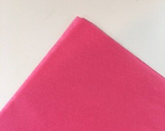 Honeysuckle Tissue Paper Sheets, Bulk Pink Tissue Paper, Premium Coral Pink Tissue Paper, Large Pink Tissue Paper, Wholesale Tissue Paper
