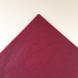 Premium Quality Dubonnet Tissue Paper Sheets, Burgundy Gift Wrap Paper  30x20 Inch Acid Free Craft Paper Retail Packaging Maroon Tissue Paper 
