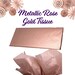 Vikki Rubio reviewed Rose Gold Metallic Tissue Paper Sheets, Bulk Rose Pink Gold Tissue Paper, Large Pink Tissue Paper, Baby Pink, Wedding decoration