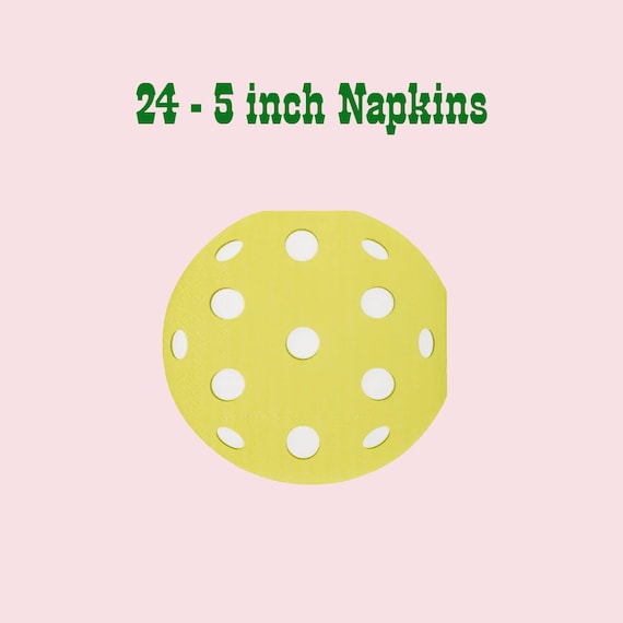 Pickleball Napkins - Pickleball Bachelorette, Birthday, Party Decorations, Funny Decor, Paper Plate, Banners Party Supplies