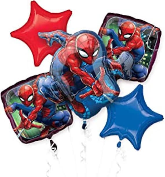 Spiderman Birthday Balloons, Spiderman Balloons, Superhero Party, Spiderman Birthday Party, Superhero Birthday party ideas, Boy's party