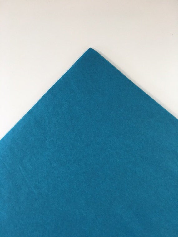 Peacock Blue Tissue Paper Sheets, Bulk Peacock Tissue Paper, Premium Blue Tissue Paper, Large Teal Tissue Paper, Wholesale Teal Tissue Paper