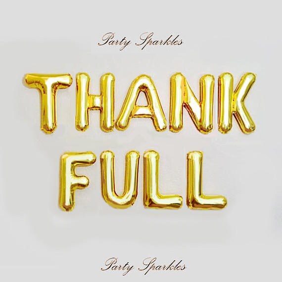 Thank Full Balloons, Thanksgiving Feast Decor, Eat and Drink at the Thankful,  Pie Bar, Friendsgiving Balloons, Thanksgiving Party Ideas