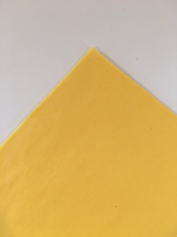 Buttercup Yellow Tissue Paper Sheets, Bulk Yellow Tissue Paper, Premium Yellow Tissue Paper, Large Tissue Paper, Wholesale Tissue Paper