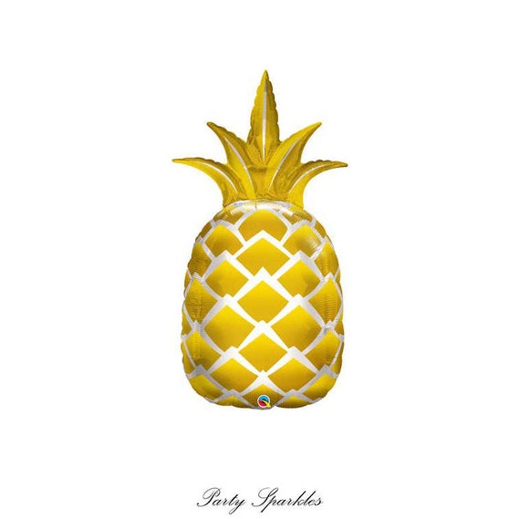 Pineapple Balloon, Pineapple Decor, Golden Pineapple Balloons, Pineapple Party Decor, Summer Party Decorations, Pineapple Party, Gold Party